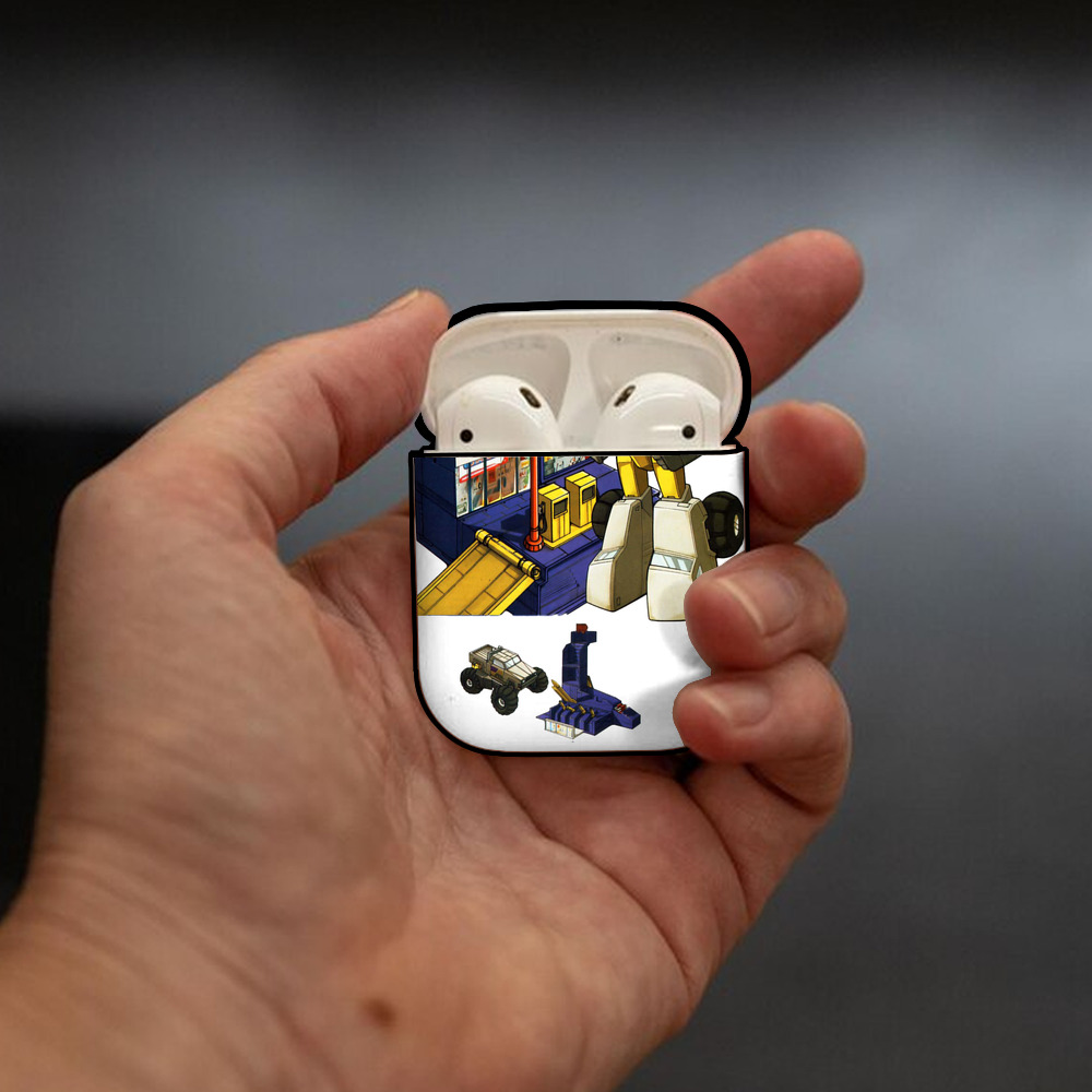  AirPods 第2世代保護ケース ハードシェル ブラック 耐衝撃・防指紋・カラビナ付き