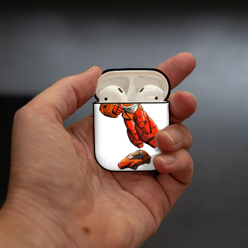  AirPods 第2世代保護ケース ハードシェル ブラック 耐衝撃・防指紋・カラビナ付き