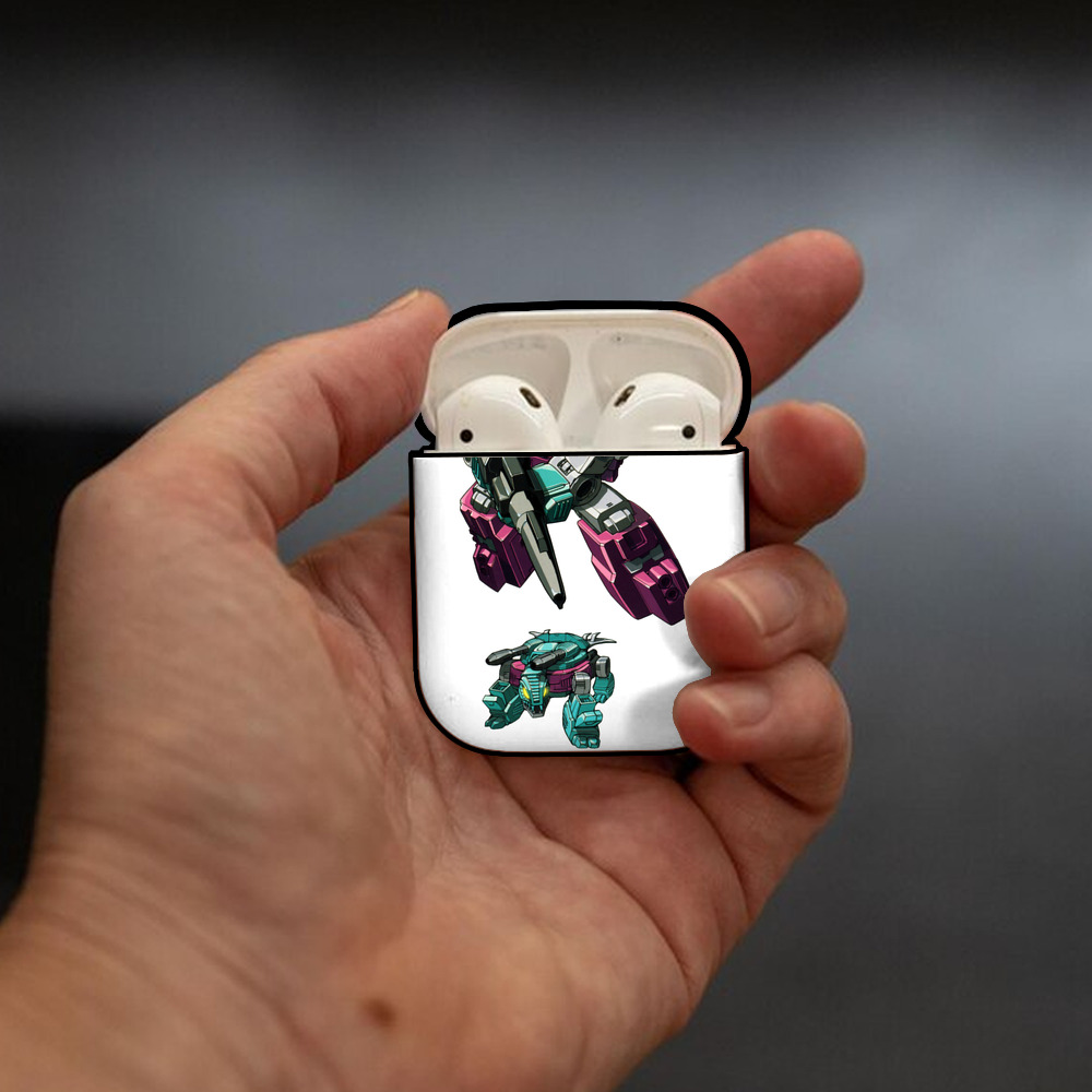  AirPods 第2世代保護ケース ハードシェル ブラック 耐衝撃・防指紋・カラビナ付き