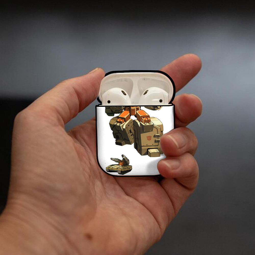  AirPods 第2世代保護ケース ハードシェル ブラック 耐衝撃・防指紋・カラビナ付き