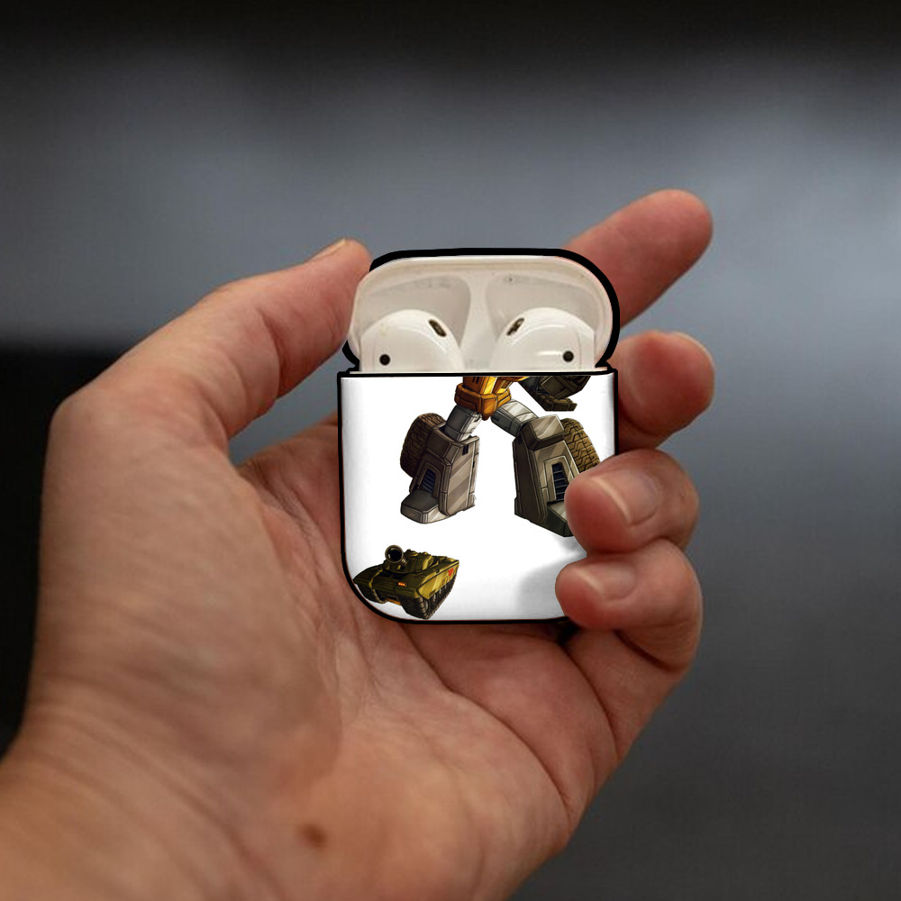  AirPods 第2世代保護ケース ハードシェル ブラック 耐衝撃・防指紋・カラビナ付き