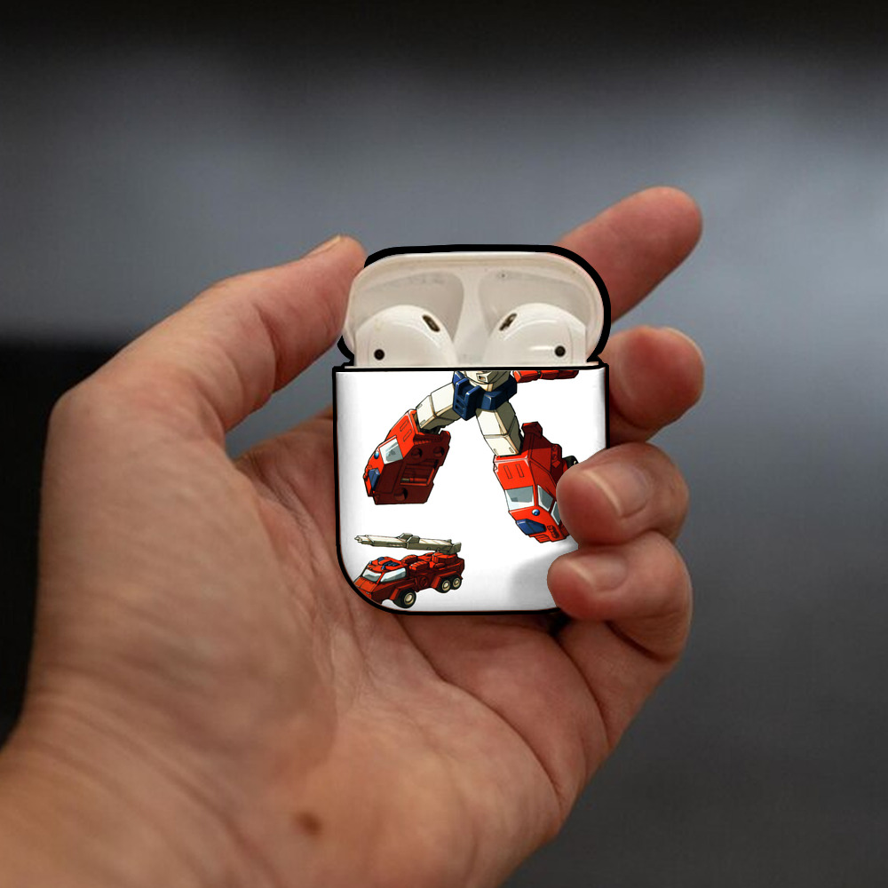  AirPods 第2世代保護ケース ハードシェル ブラック 耐衝撃・防指紋・カラビナ付き