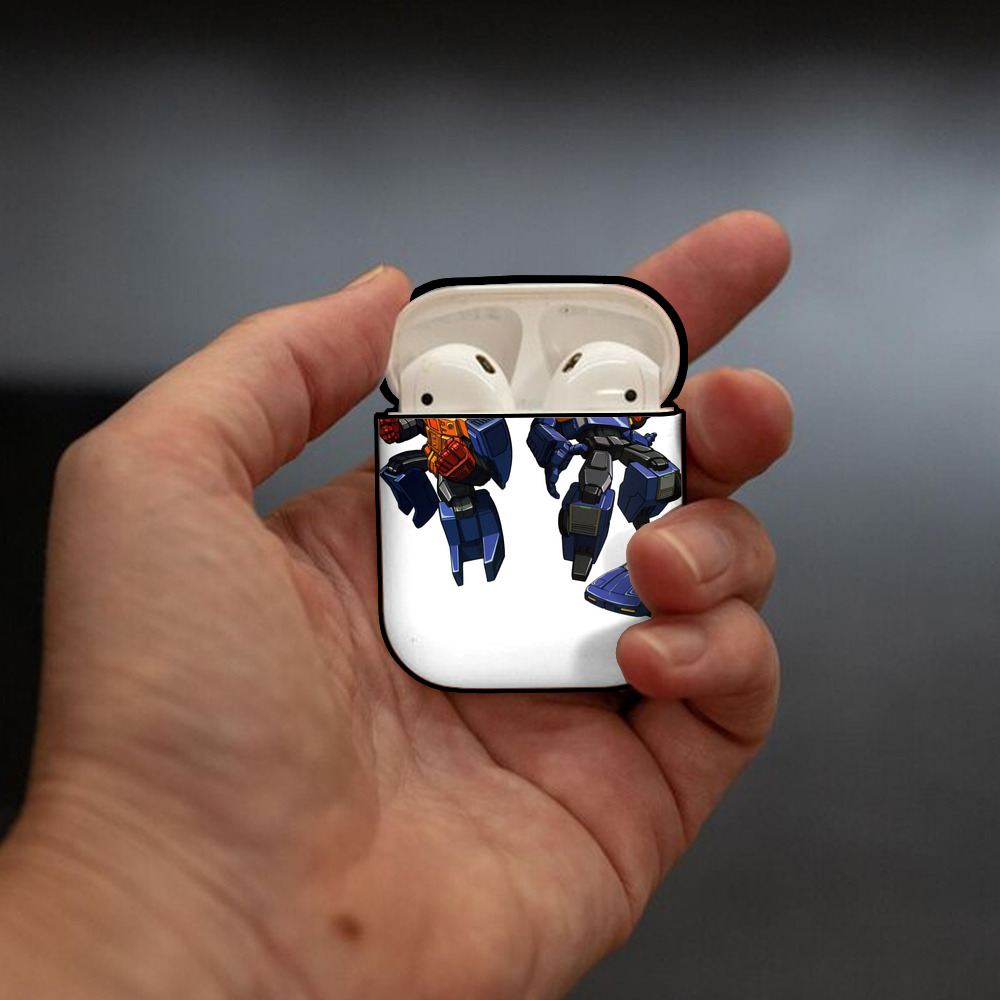  AirPods 第2世代保護ケース ハードシェル ブラック 耐衝撃・防指紋・カラビナ付き