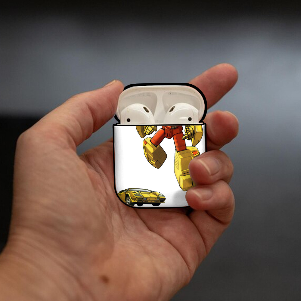  AirPods 第2世代保護ケース ハードシェル ブラック 耐衝撃・防指紋・カラビナ付き