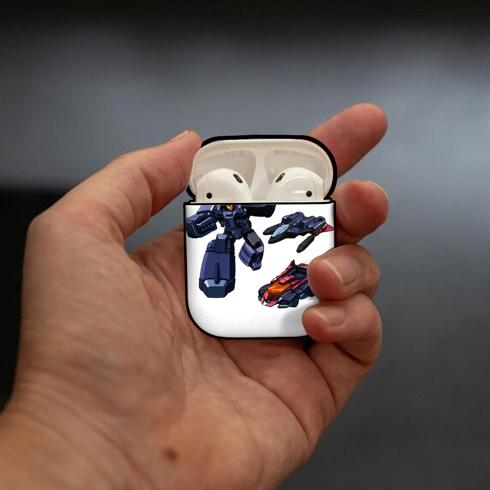 AirPods 第2世代保護ケース ハードシェル ブラック 耐衝撃・防指紋・カラビナ付き