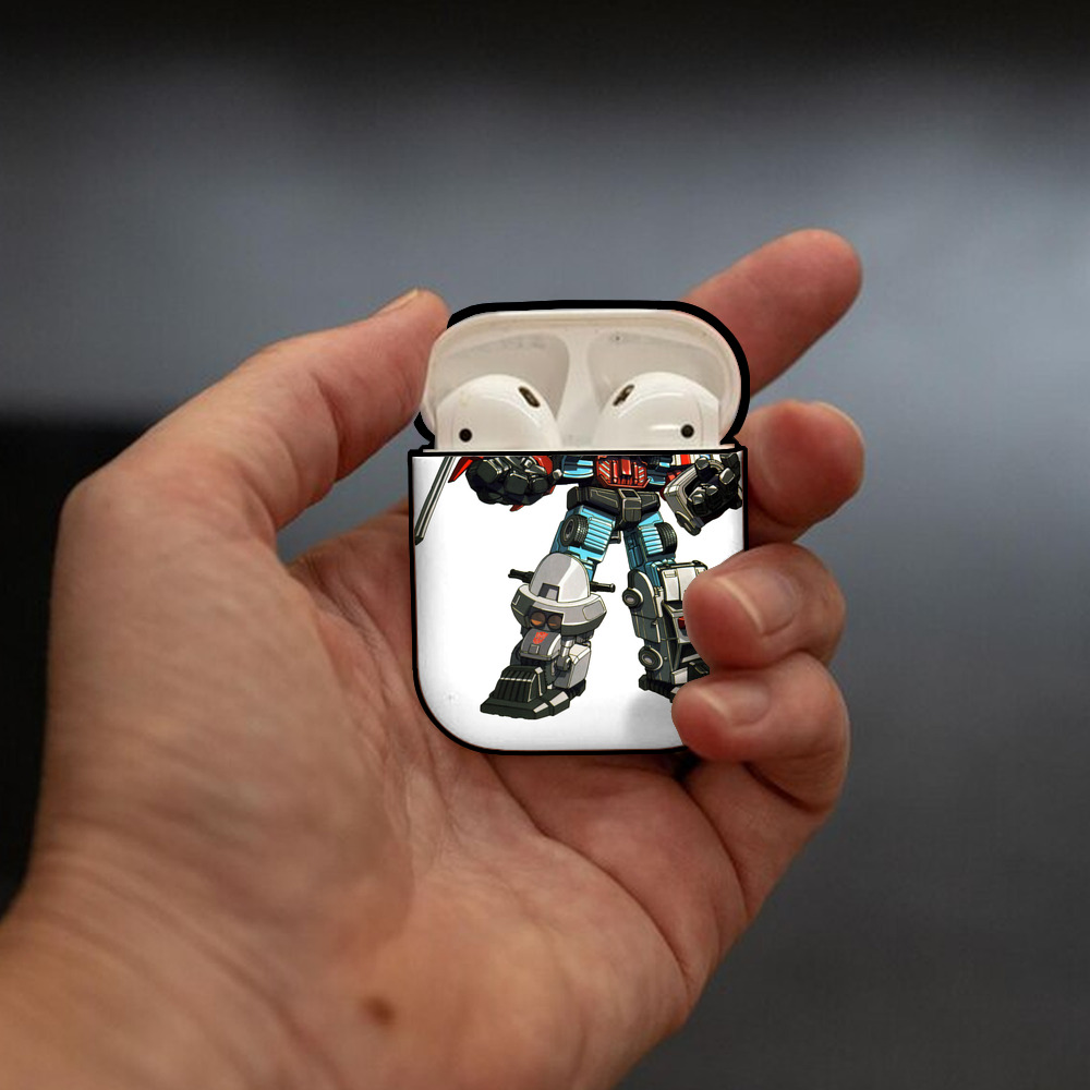  AirPods 第2世代保護ケース ハードシェル ブラック 耐衝撃・防指紋・カラビナ付き