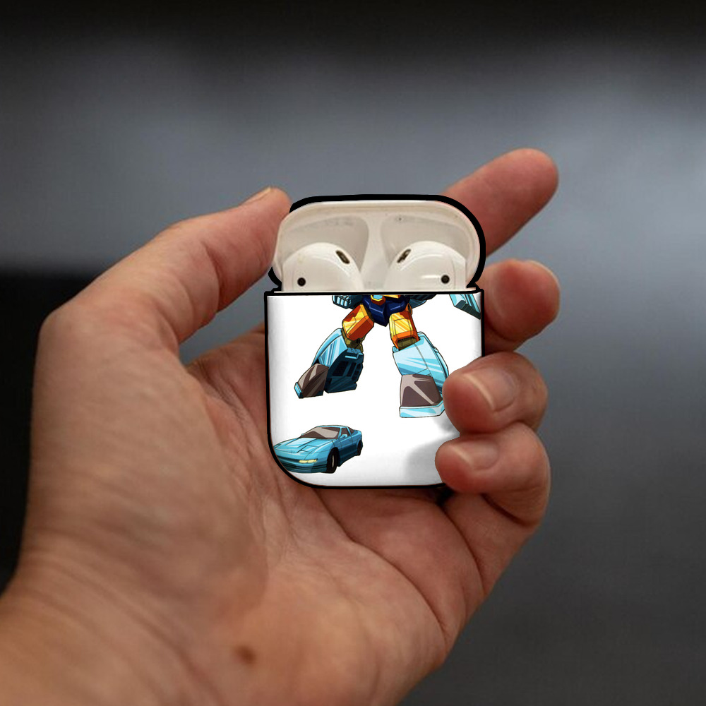  AirPods 第2世代保護ケース ハードシェル ブラック 耐衝撃・防指紋・カラビナ付き