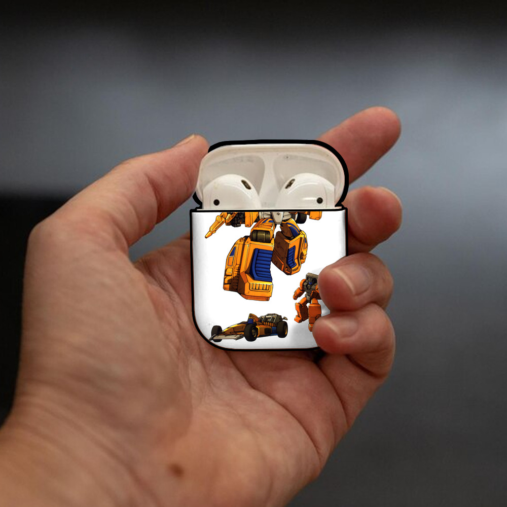  AirPods 第2世代保護ケース ハードシェル ブラック 耐衝撃・防指紋・カラビナ付き