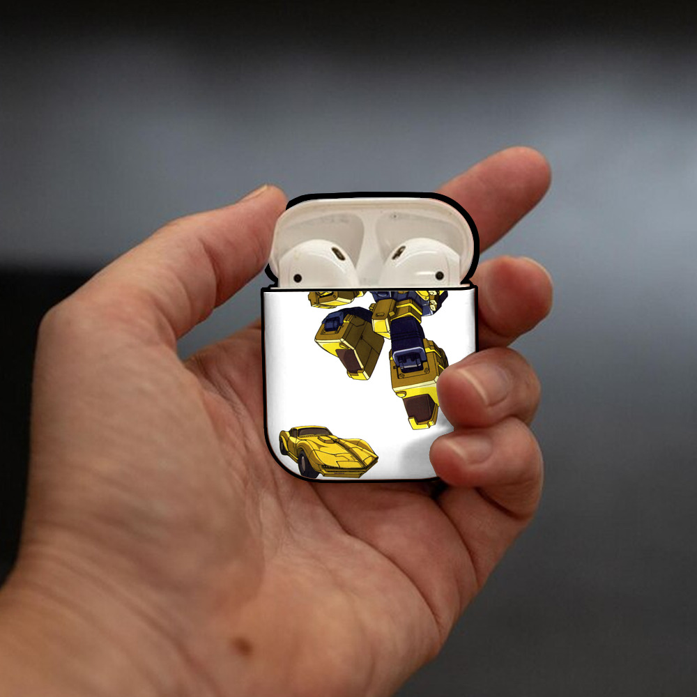  AirPods 第2世代保護ケース ハードシェル ブラック 耐衝撃・防指紋・カラビナ付き