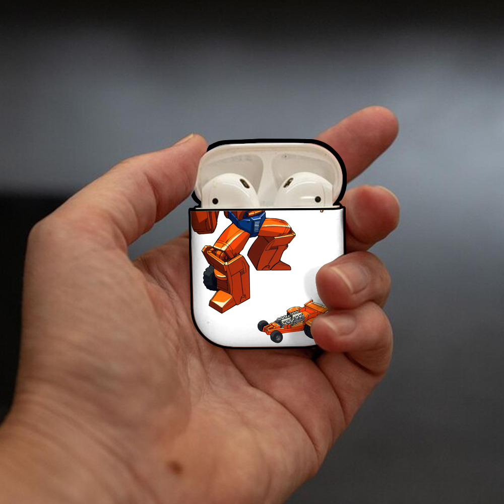  AirPods 第2世代保護ケース ハードシェル ブラック 耐衝撃・防指紋・カラビナ付き