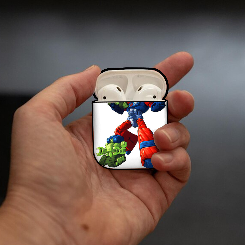  AirPods 第2世代保護ケース ハードシェル ブラック 耐衝撃・防指紋・カラビナ付き