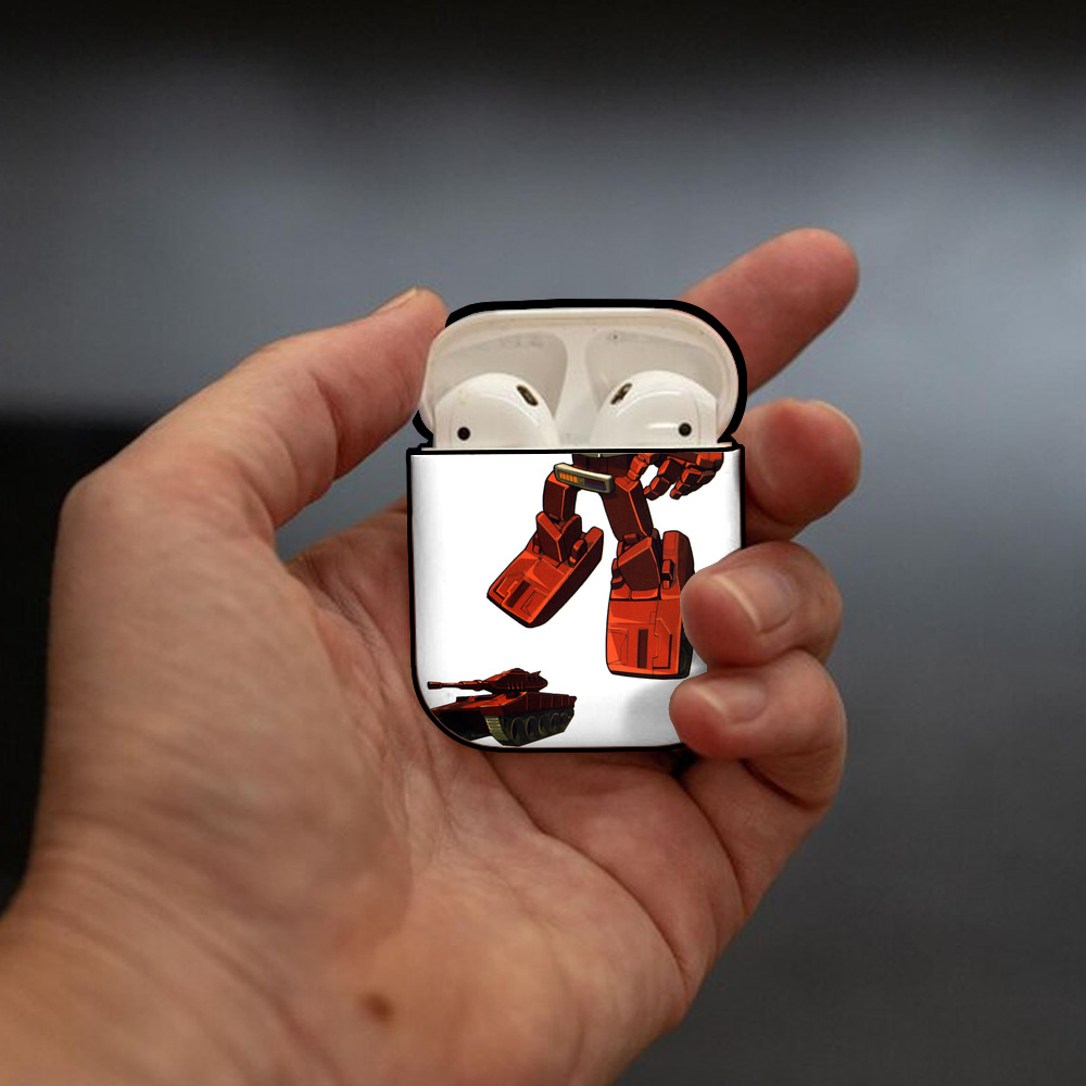  AirPods 第2世代保護ケース ハードシェル ブラック 耐衝撃・防指紋・カラビナ付き