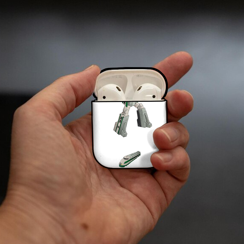  AirPods 第2世代保護ケース ハードシェル ブラック 耐衝撃・防指紋・カラビナ付き
