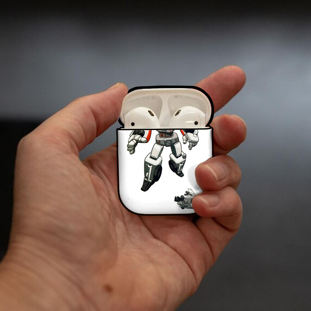  AirPods 第2世代保護ケース ハードシェル ブラック 耐衝撃・防指紋・カラビナ付き