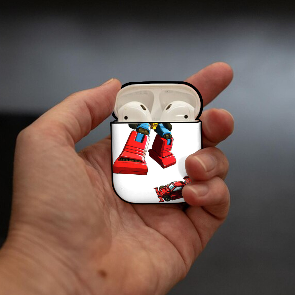  AirPods 第2世代保護ケース ハードシェル ブラック 耐衝撃・防指紋・カラビナ付き