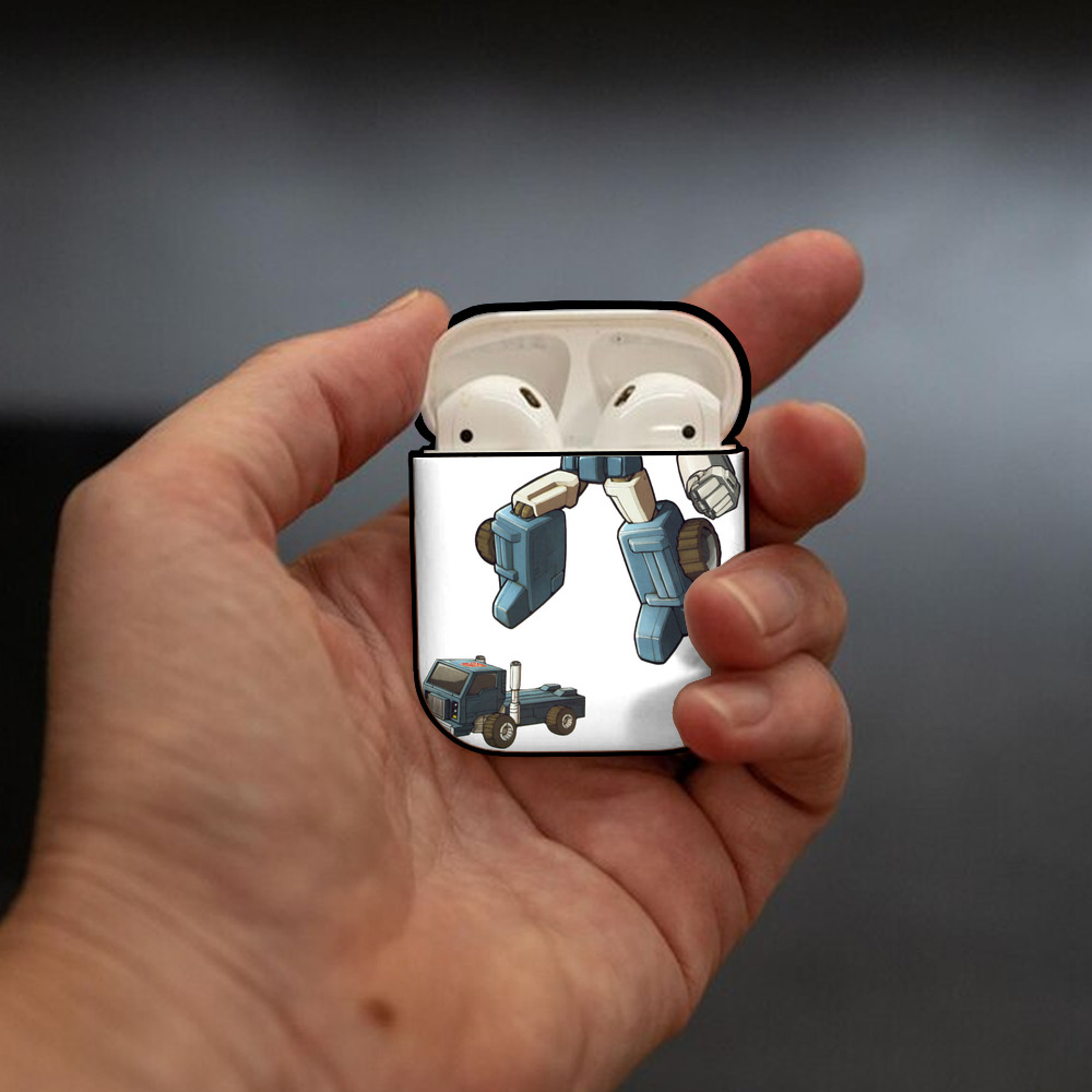  AirPods 第2世代保護ケース ハードシェル ブラック 耐衝撃・防指紋・カラビナ付き