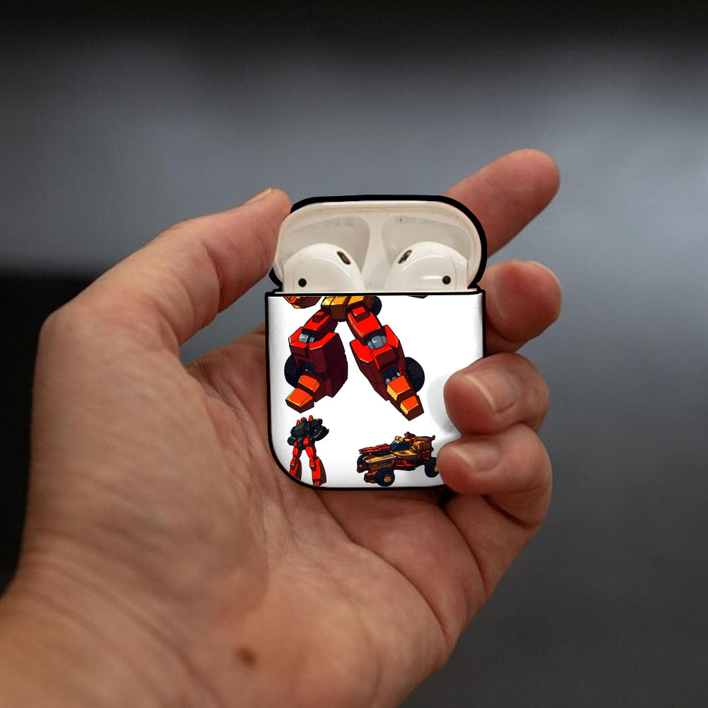  AirPods 第2世代保護ケース ハードシェル ブラック 耐衝撃・防指紋・カラビナ付き
