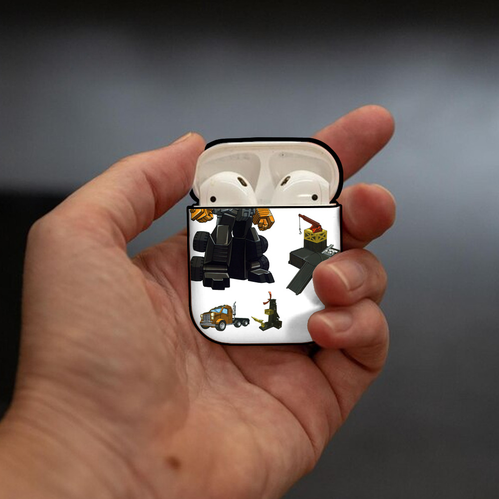  AirPods 第2世代保護ケース ハードシェル ブラック 耐衝撃・防指紋・カラビナ付き