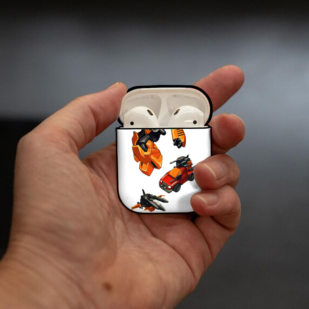  AirPods 第2世代保護ケース ハードシェル ブラック 耐衝撃・防指紋・カラビナ付き