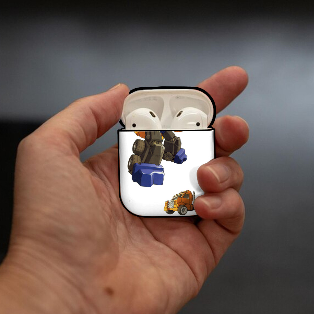  AirPods 第2世代保護ケース ハードシェル ブラック 耐衝撃・防指紋・カラビナ付き