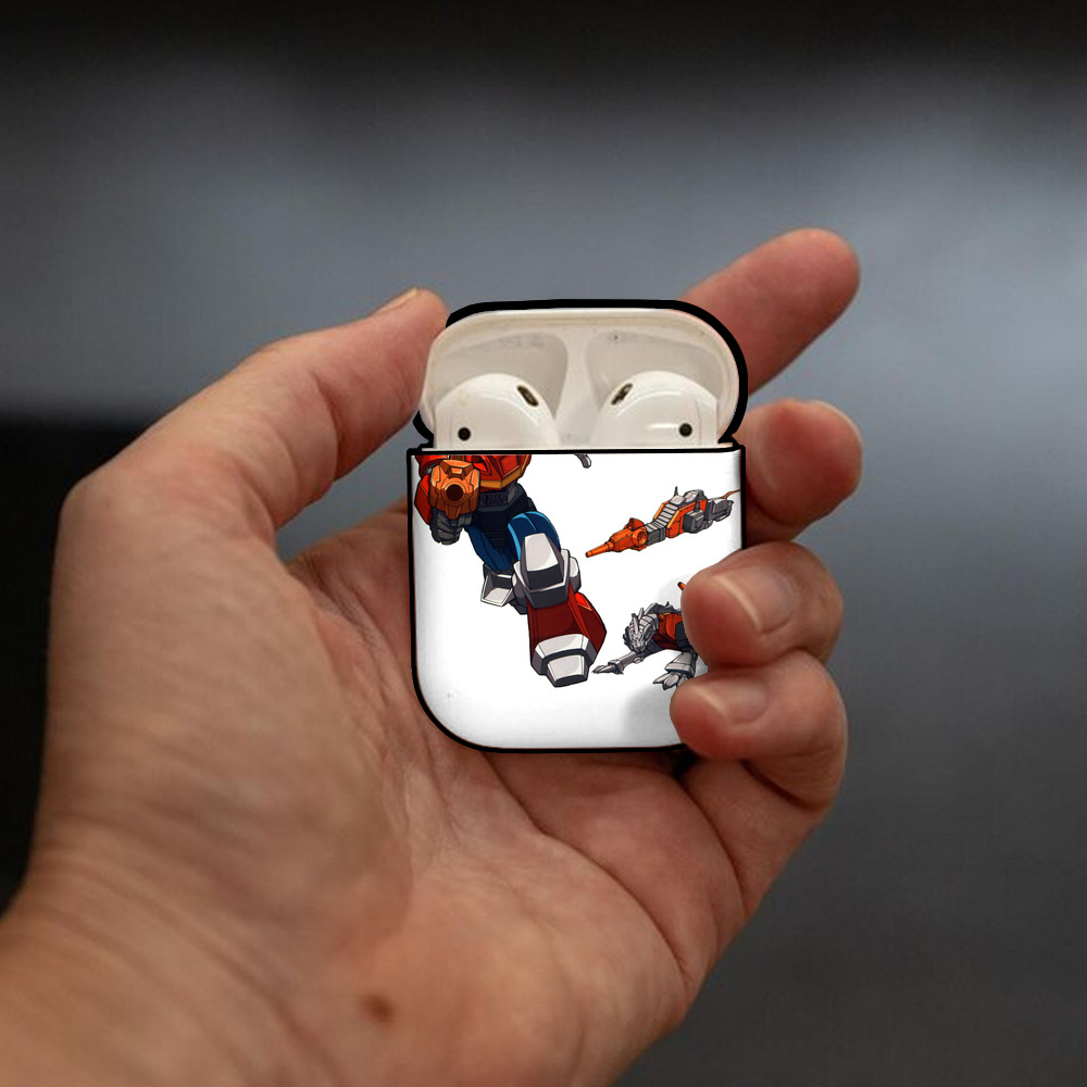  AirPods 第2世代保護ケース ハードシェル ブラック 耐衝撃・防指紋・カラビナ付き