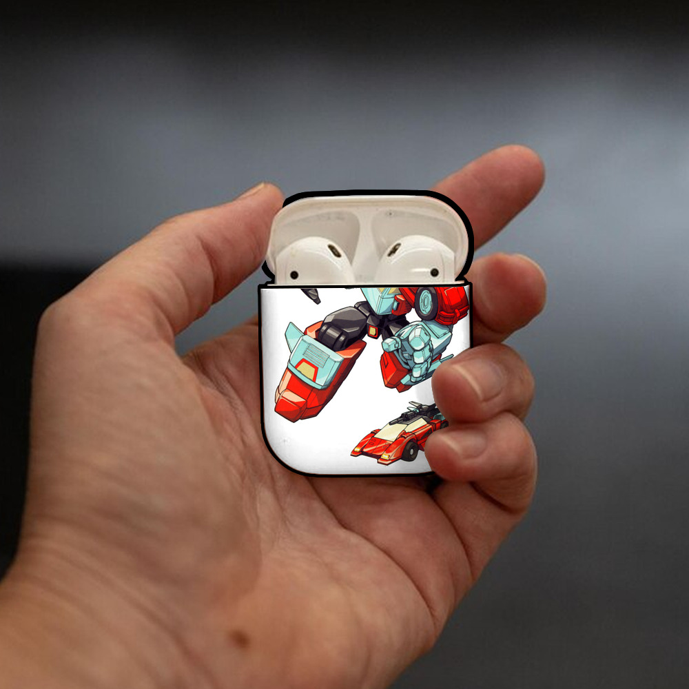  AirPods 第2世代保護ケース ハードシェル ブラック 耐衝撃・防指紋・カラビナ付き