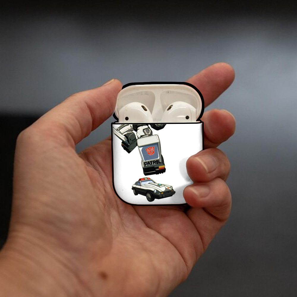 AirPods 第2世代保護ケース ハードシェル ブラック 耐衝撃・防指紋・カラビナ付き