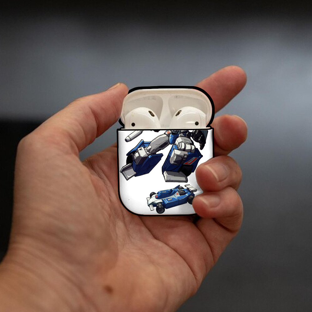  AirPods 第2世代保護ケース ハードシェル ブラック 耐衝撃・防指紋・カラビナ付き