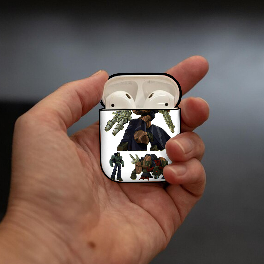  AirPods 第2世代保護ケース ハードシェル ブラック 耐衝撃・防指紋・カラビナ付き