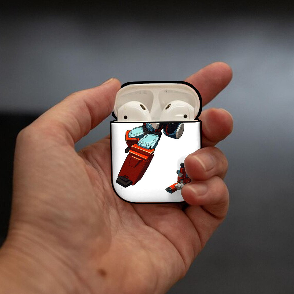  AirPods 第2世代保護ケース ハードシェル ブラック 耐衝撃・防指紋・カラビナ付き