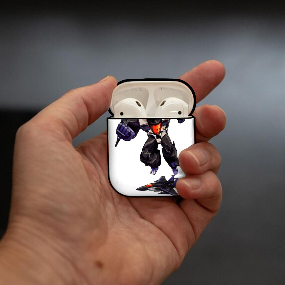  AirPods 第2世代保護ケース ハードシェル ブラック 耐衝撃・防指紋・カラビナ付き