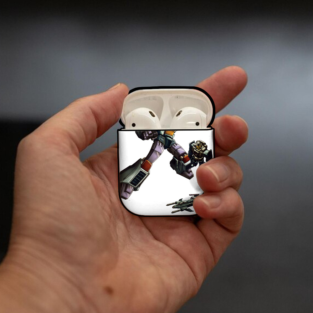  AirPods 第2世代保護ケース ハードシェル ブラック 耐衝撃・防指紋・カラビナ付き