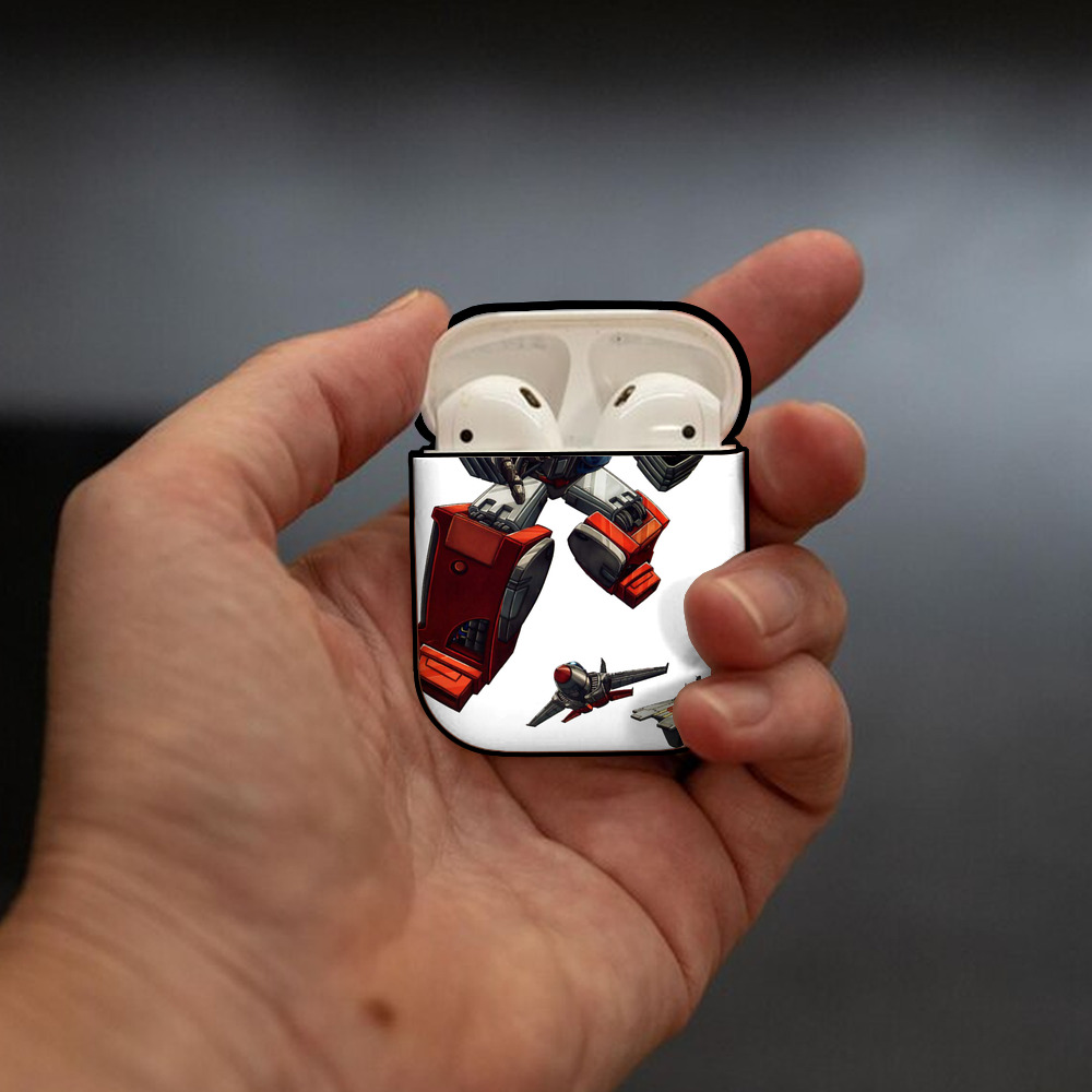  AirPods 第2世代保護ケース ハードシェル ブラック 耐衝撃・防指紋・カラビナ付き