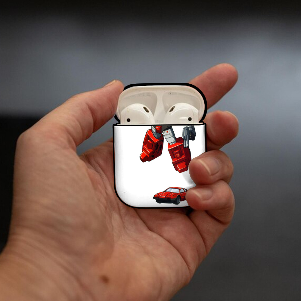  AirPods 第2世代保護ケース ハードシェル ブラック 耐衝撃・防指紋・カラビナ付き