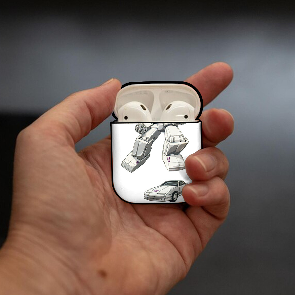  AirPods 第2世代保護ケース ハードシェル ブラック 耐衝撃・防指紋・カラビナ付き