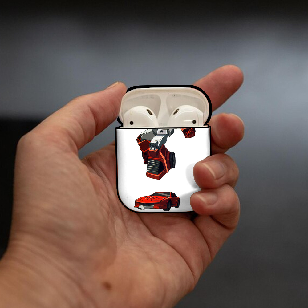  AirPods 第2世代保護ケース ハードシェル ブラック 耐衝撃・防指紋・カラビナ付き