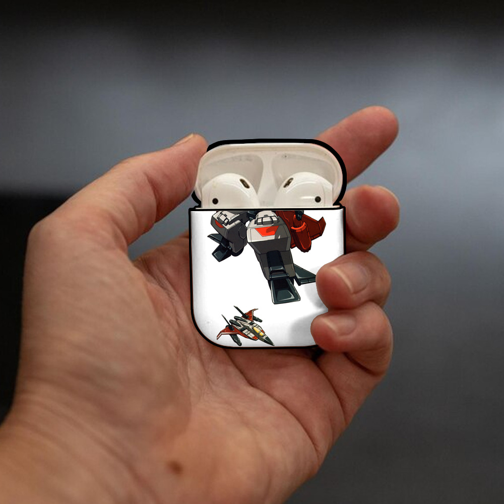  AirPods 第2世代保護ケース ハードシェル ブラック 耐衝撃・防指紋・カラビナ付き