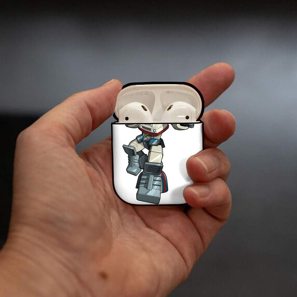  AirPods 第2世代保護ケース ハードシェル ブラック 耐衝撃・防指紋・カラビナ付き