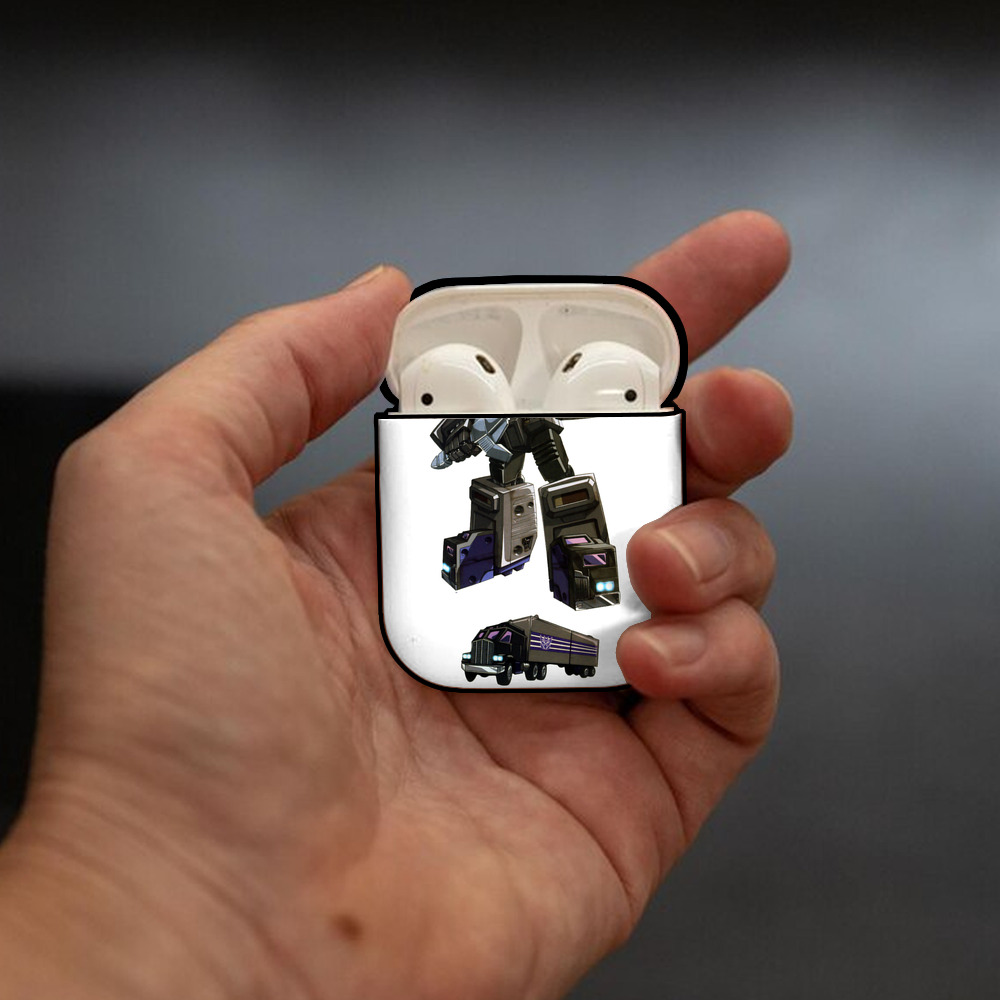  AirPods 第2世代保護ケース ハードシェル ブラック 耐衝撃・防指紋・カラビナ付き