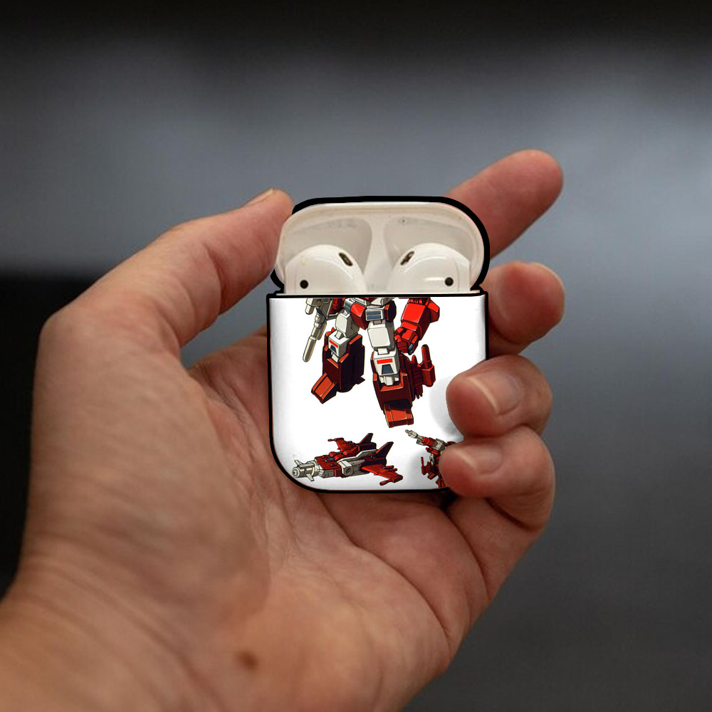  AirPods 第2世代保護ケース ハードシェル ブラック 耐衝撃・防指紋・カラビナ付き