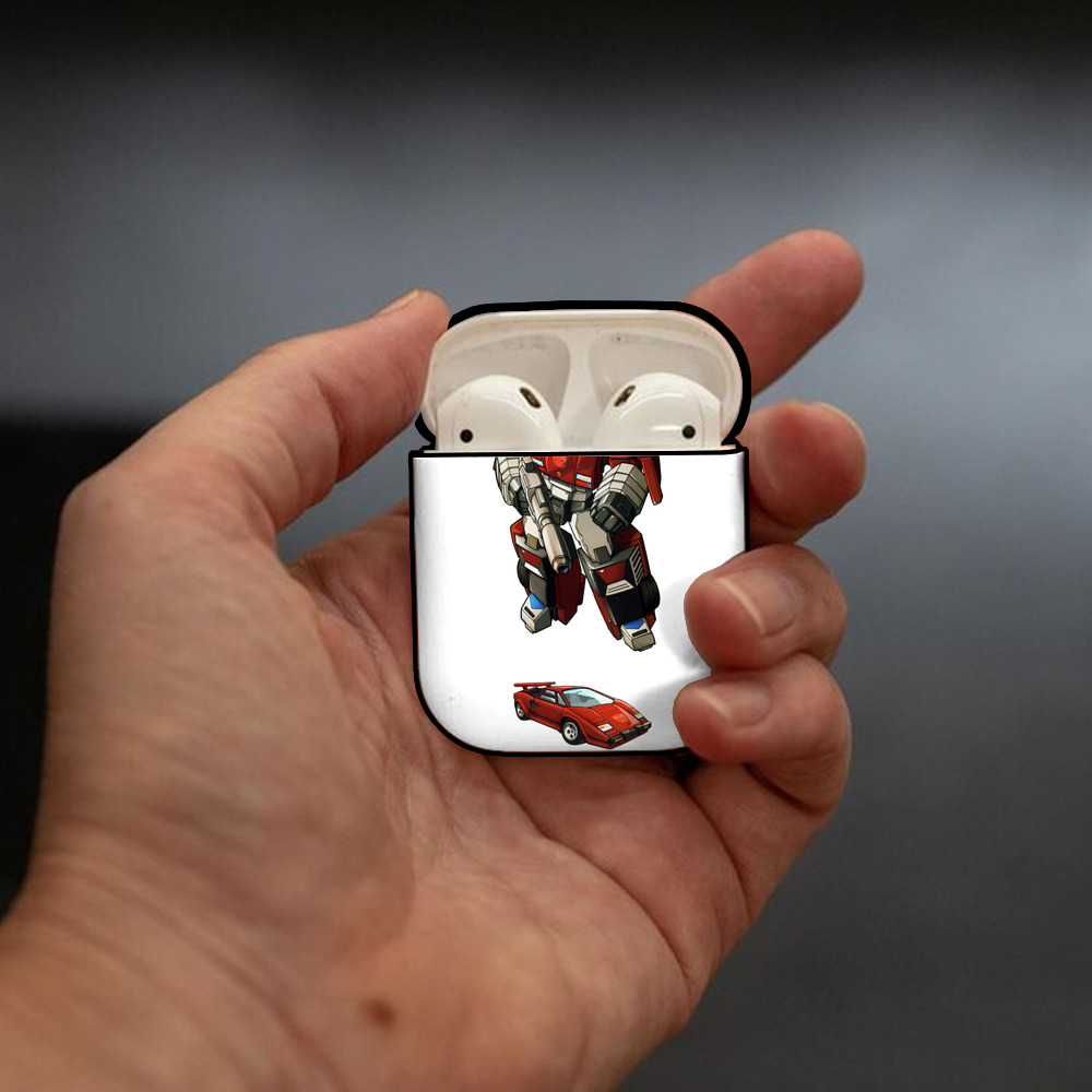  AirPods 第2世代保護ケース ハードシェル ブラック 耐衝撃・防指紋・カラビナ付き