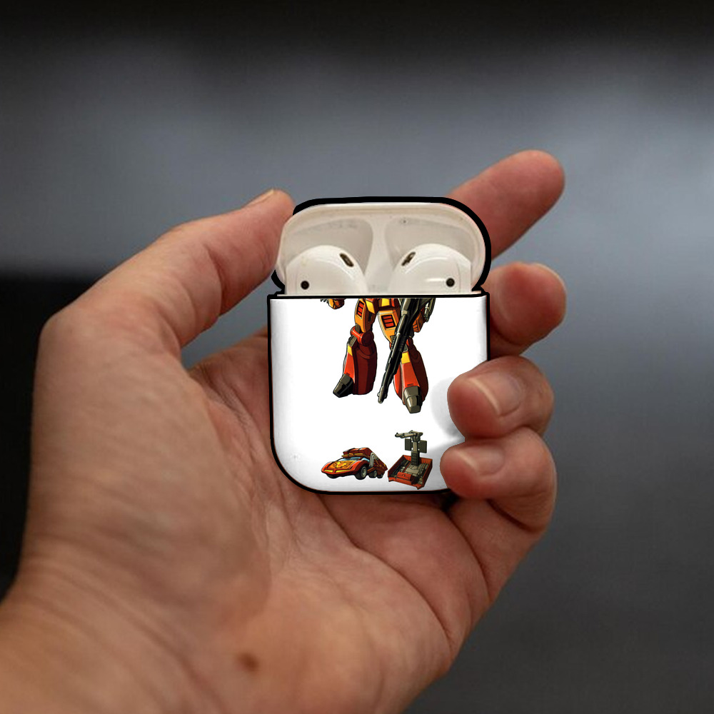  AirPods 第2世代保護ケース ハードシェル ブラック 耐衝撃・防指紋・カラビナ付き