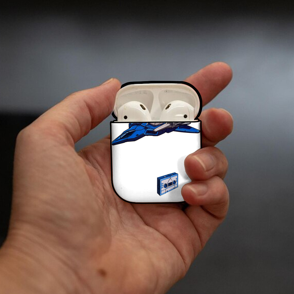  AirPods 第2世代保護ケース ハードシェル ブラック 耐衝撃・防指紋・カラビナ付き