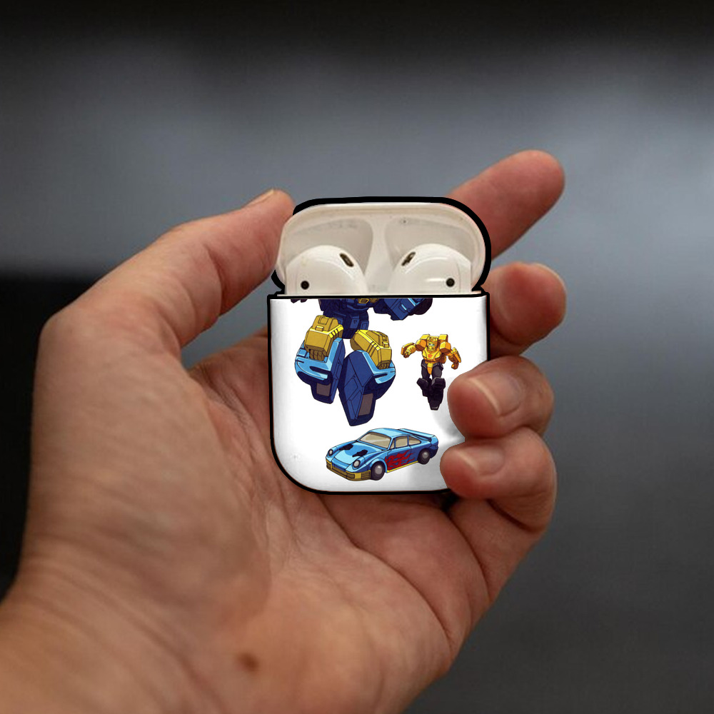  AirPods 第2世代保護ケース ハードシェル ブラック 耐衝撃・防指紋・カラビナ付き