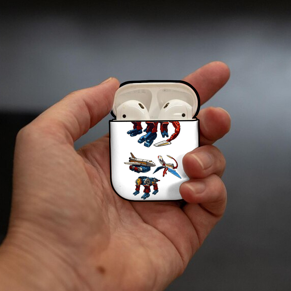  AirPods 第2世代保護ケース ハードシェル ブラック 耐衝撃・防指紋・カラビナ付き