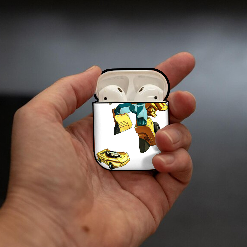  AirPods 第2世代保護ケース ハードシェル ブラック 耐衝撃・防指紋・カラビナ付き