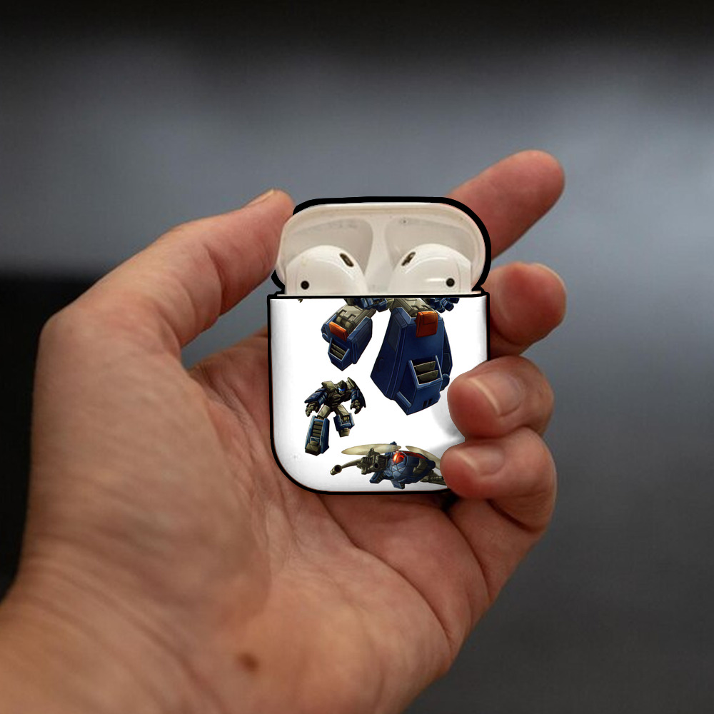  AirPods 第2世代保護ケース ハードシェル ブラック 耐衝撃・防指紋・カラビナ付き