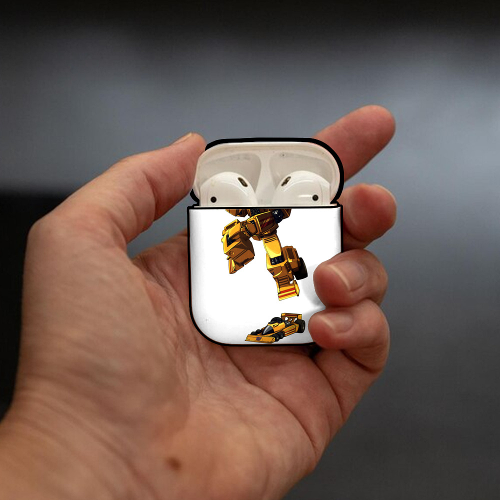  AirPods 第2世代保護ケース ハードシェル ブラック 耐衝撃・防指紋・カラビナ付き