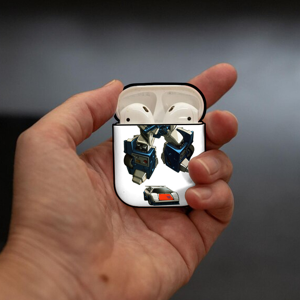  AirPods 第2世代保護ケース ハードシェル ブラック 耐衝撃・防指紋・カラビナ付き
