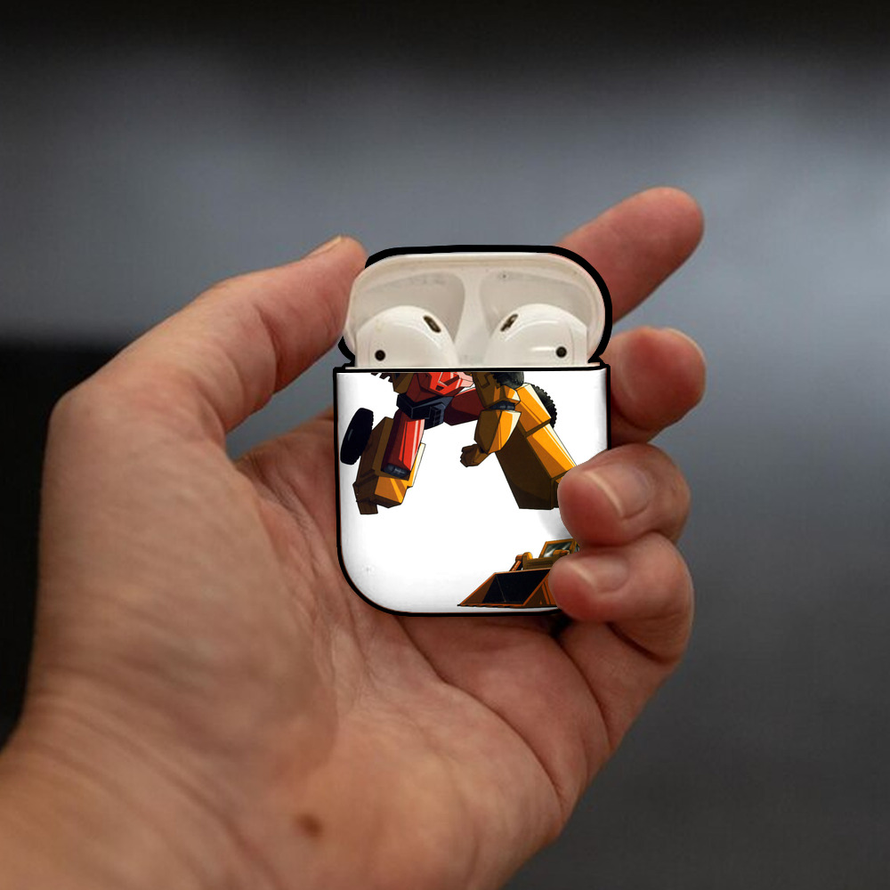  AirPods 第2世代保護ケース ハードシェル ブラック 耐衝撃・防指紋・カラビナ付き